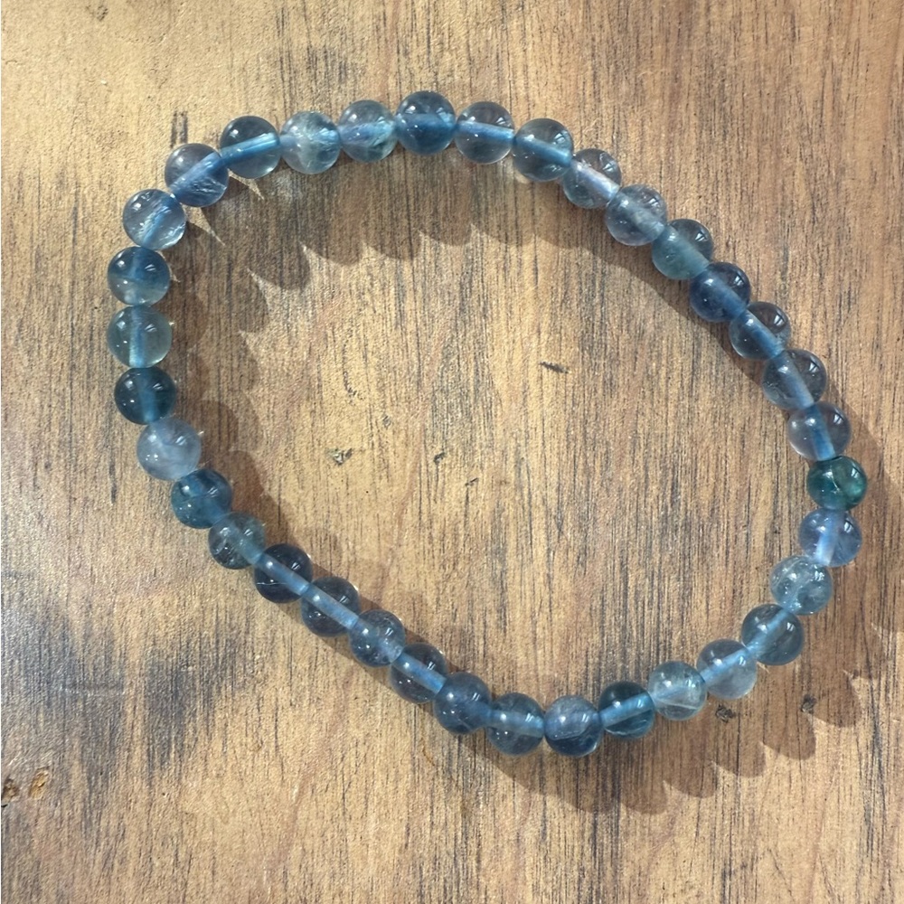Natural Blue Fluorite Stretch Bracelet
*Brand New*